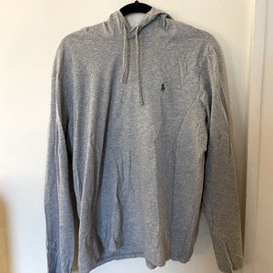 Men’s Gray Polo Hoodie